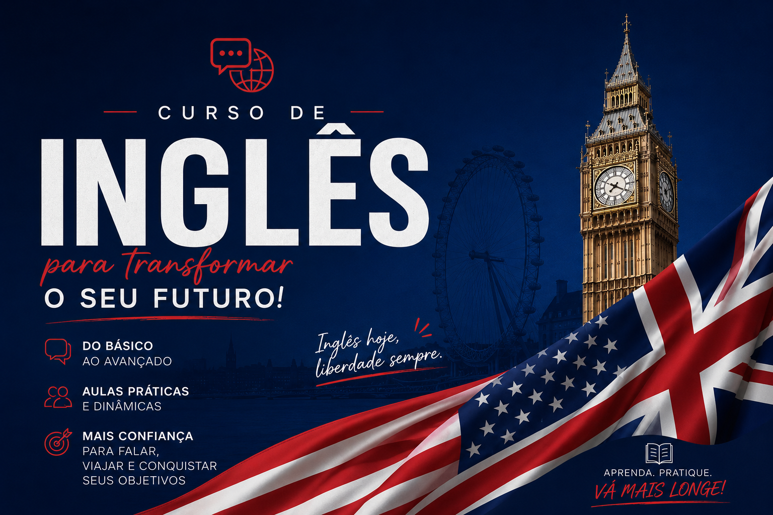 Curso de ingles para transformar o seu futuro
